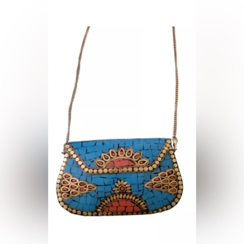 BRAND NEW RAMLA MOSAIC HANDMADE BAG - Picture 3 of 6
